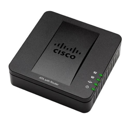 Cisco SPA122 2-Port Analog Telephone Adapter (ATA) with Router - Certified Refurbished