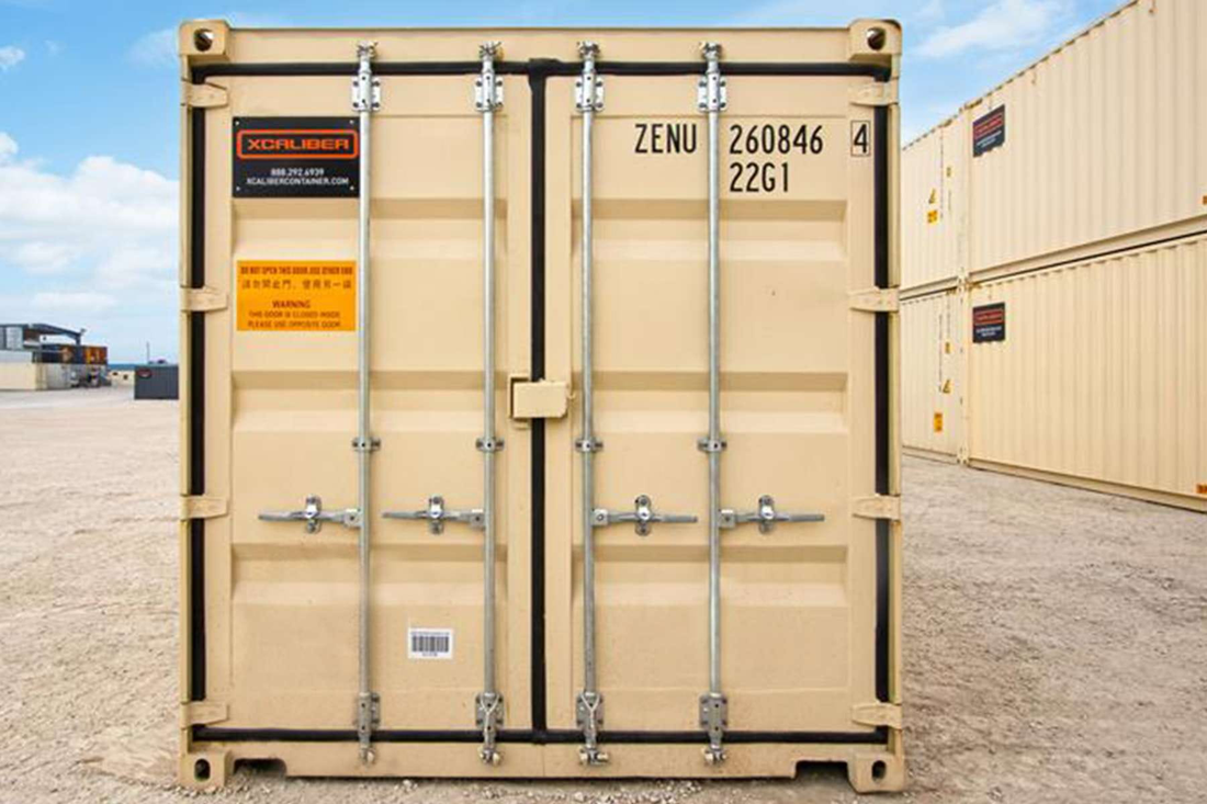 20' Standard 1-Trip Double Door Shipping Container - Direct Ship