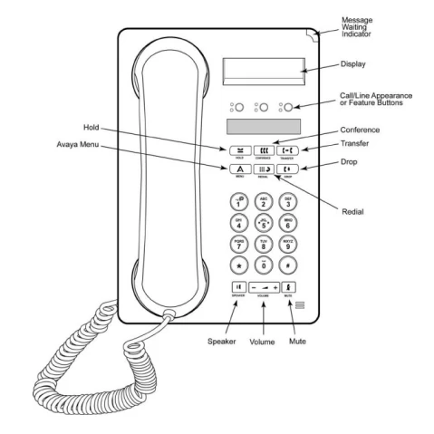 Avaya 1403 Digital Telephone - Global Version (700508193)