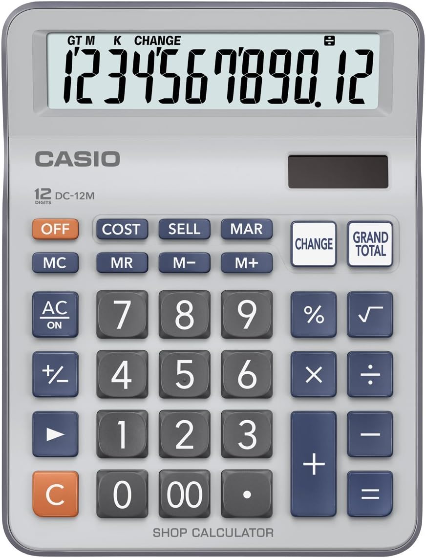 Casio Calculator , Model - DC12M