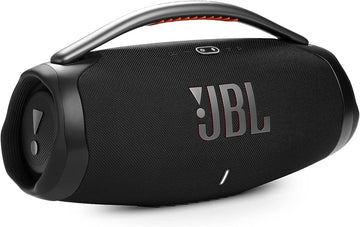 JBL Boombox 3 Portable Speaker, Massive JBL Signature Pro Sound, Monstrous Bass, 24H Battery, IP67 Dust & Water Proof, Partyboost Enabled, Grip Handle, Bluetooth Streaming - Squad, JBLBOOMBOX3SQUAD