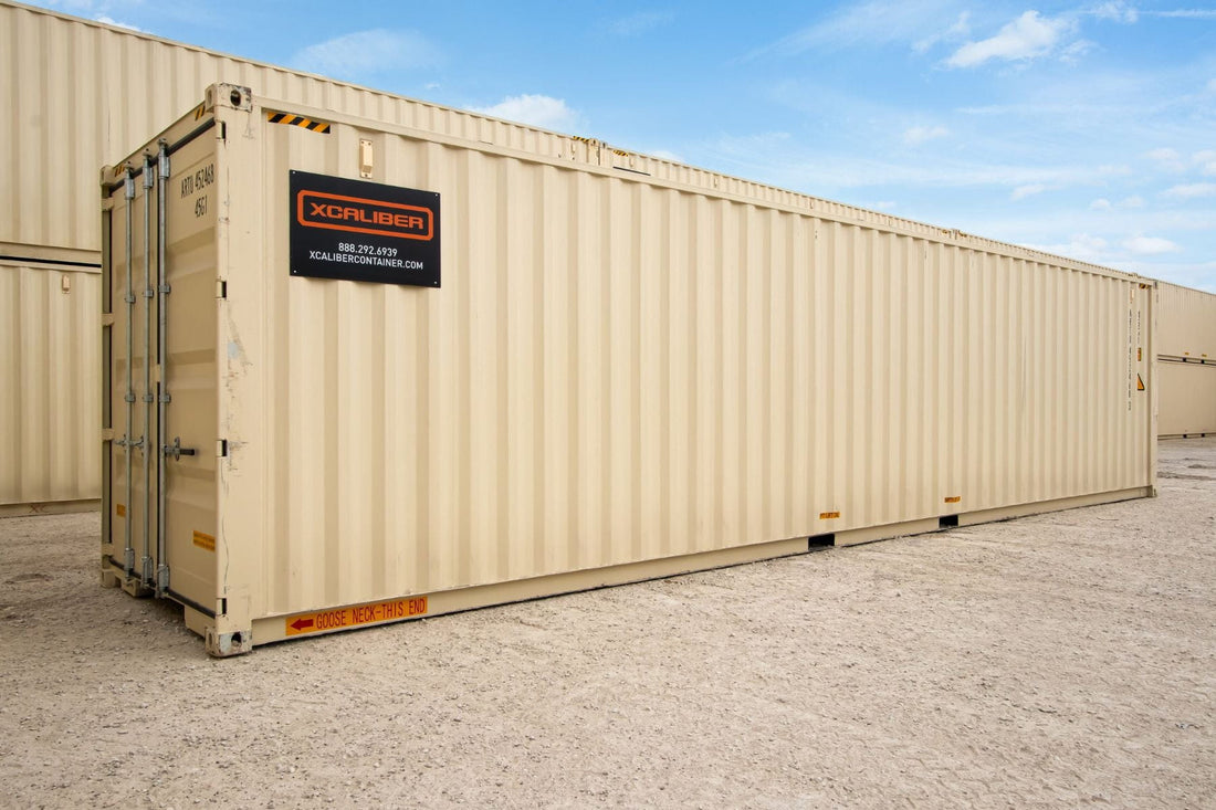 40' High Cube 1-Trip Double Door Shipping Container - Direct Ship