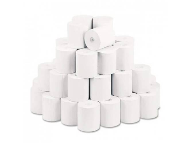 CASH ROLL 76 X 70 MM 1 PLY WHITE (100-BOX)