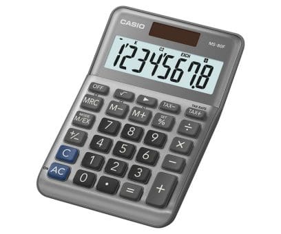 Casio Calculator , Model - MS80F