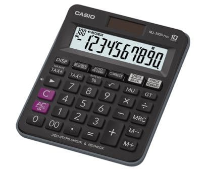 Casio Calculator , Model - MJ100+